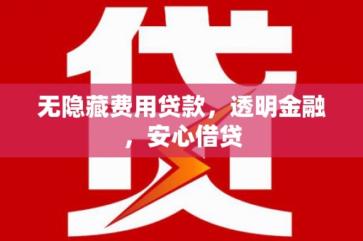 碧江无隐藏费用贷款，透明金融，安心借贷