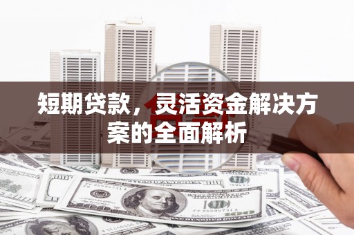碧江短期贷款，灵活资金解决方案的全面解析