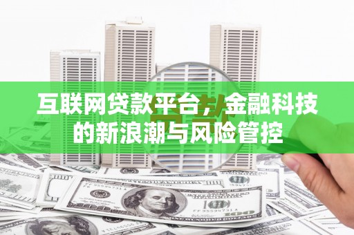 碧江互联网贷款平台，金融科技的新浪潮与风险管控