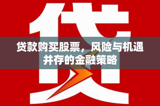碧江贷款购买股票，风险与机遇并存的金融策略