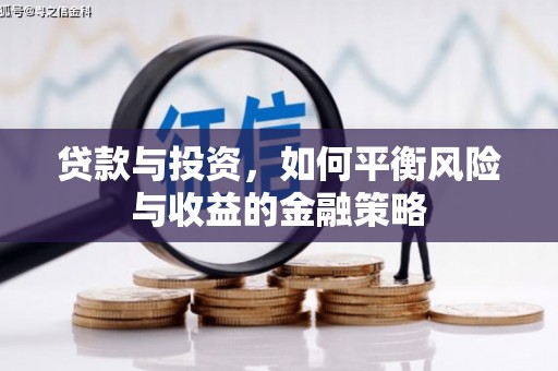 碧江贷款与投资，如何平衡风险与收益的金融策略